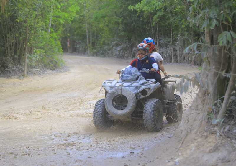 Puerto Morelos: Jungle ATV Adventure, Ziplines and Cenote - The ATV route is muddy, active, and not especially long