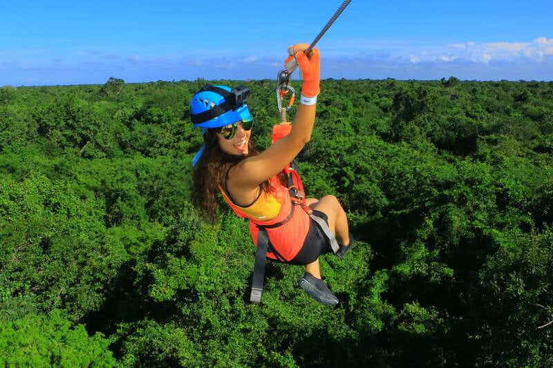 Puerto Morelos: Selvatica Jungle Zip Line Tour - ZipCycle and Bungee Swing keep the course from feeling repetitive