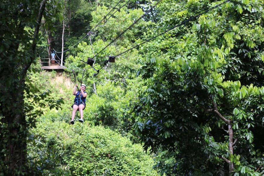 Puerto Plata/Amber Cove: Zipline and Waterfalls with Lunch - What the $104 price covers