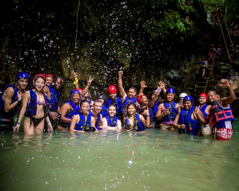 Puerto Plata: Buggy, Zip Line, Waterfalls, and Lunch Combo - Canopy zip lines above the trees