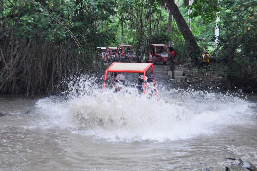 Puerto Plata: Buggy, Zip Line, Waterfalls, and Lunch Combo - A Dominican lunch with farm fruit