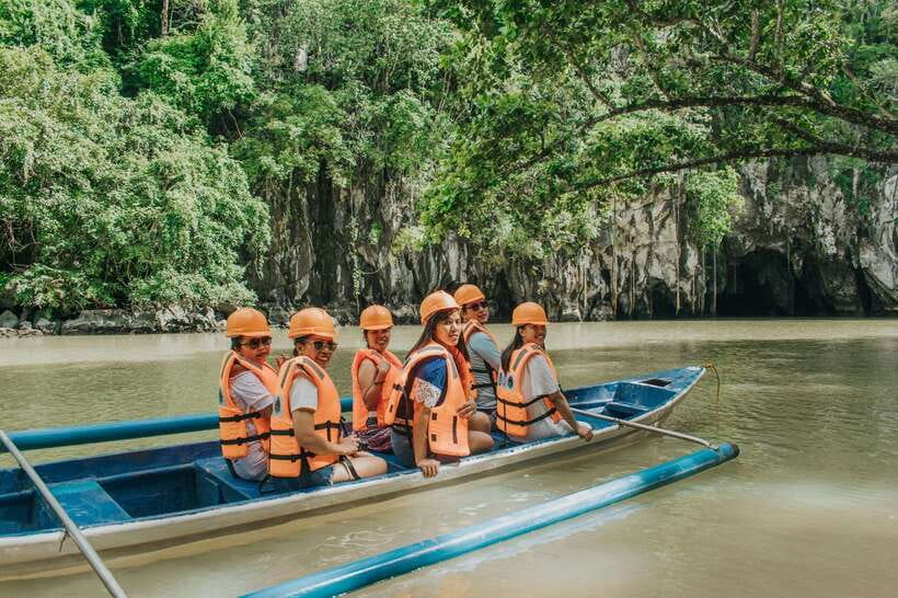 Puerto Princesa: Underground River, Zipline, Paddleboat Tour - The tour at a glance