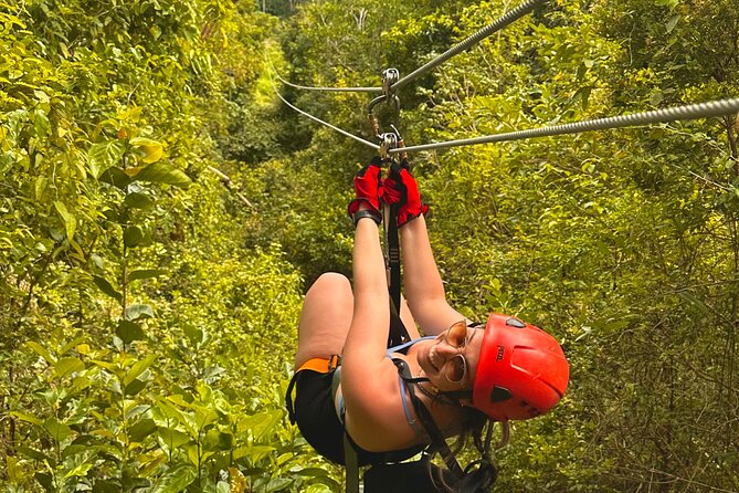 Puerto Rico Ziplining: High-Flying Adventure close to San Juan - Five ziplines above the trees