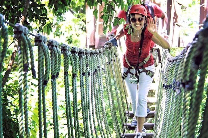 Puerto Rico Ziplining: High-Flying Adventure close to San Juan - Five canopy bridges add a different challenge