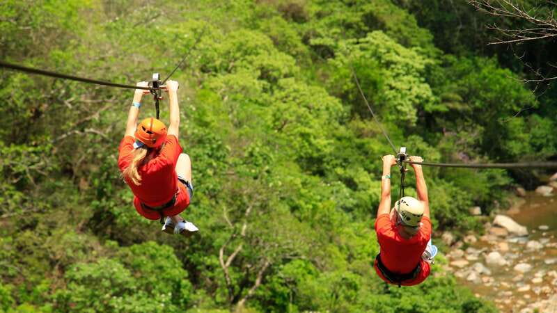 Puerto Vallarta: Canopy River Zip Line Tour with Mule Ride - Tequila tasting and the extra pool stop