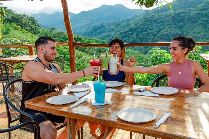 Puerto Vallarta Canopy Tour:Zip-lines and mule ride at the Sierra - The safety briefing and first two lines