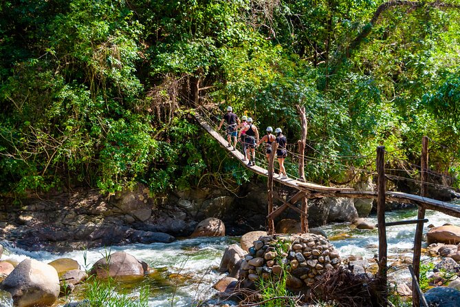 Puerto Vallarta Canopy Tour:Zip-lines and mule ride at the Sierra - Tequila tasting, restaurant, and infinity pool