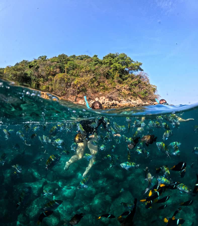 Puerto Vallarta: Zipline Tour, Snorkel & Secret Beach Escape - The boat ride past Colomitos