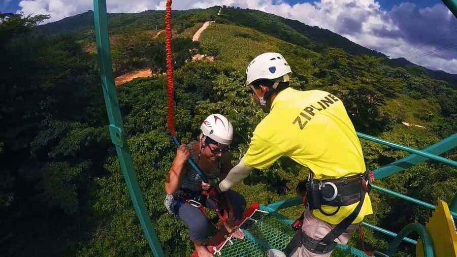 Punta Cana: Buggy and Zipline Adventure at La Hacienda - A Dominican buffet and cultural safari