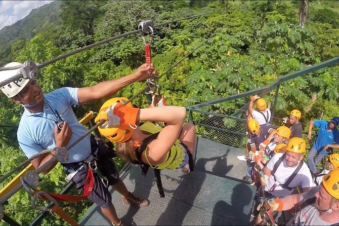 Punta cana: Half-Day Zipline Tour - Safety equipment and staff support