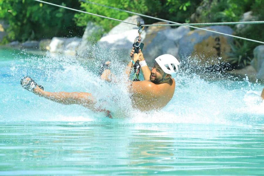 Punta Cana: Scape Park Entry for Cenote, Zip Lines, & Caves - Eight zip lines above the trees