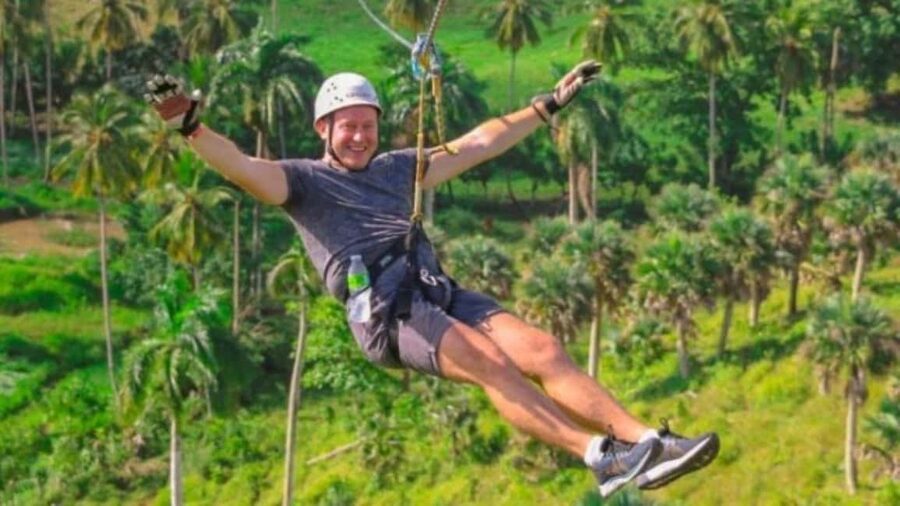 Punta Cana: Zip Line Adventure with Suspension Bridge - Eight Lines Over Hills And Palms