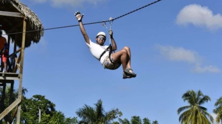 Punta Cana: Zip Line Adventure with Suspension Bridge - Getting Fitted For The Course