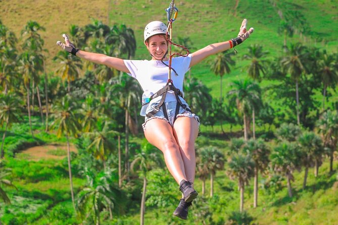 Punta Cana Zipline Adventure with Buggies and Horseback Riding - Ziplining through the Hacienda Tuko forest