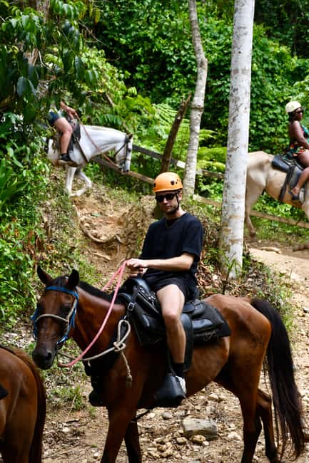Punta Cana: Zipline, Chairlift, Buggy & Horse Ride Adventure - Quick Jump for a short burst of fear