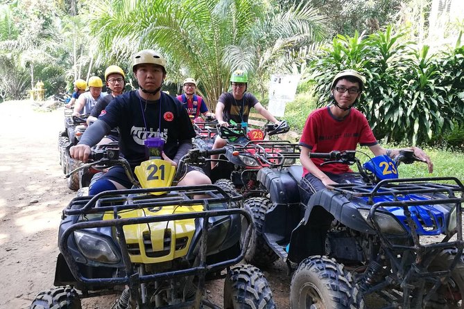 Rafting 5.5 km., Zipline, ATV 30 Min., Suvankhuha Temple. - A Big Phuket Day From Hotel Lobby to Jungle Roads