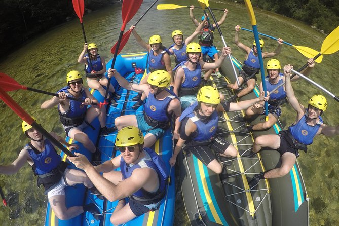 Rafting and zipline in Bled Slovenia - The 13-kilometer rafting route near Bled