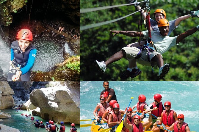 Rafting at Koprulu Canyon with Zipline Incl. Lunch f/Alanya - Canyoning adds a different kind of effort