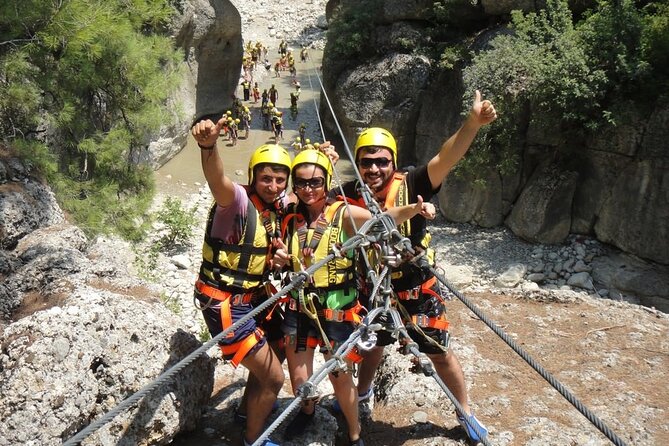 Rafting at Koprulu Canyon with Zipline Incl. Lunch f/Alanya - The zipline earns its place in the package