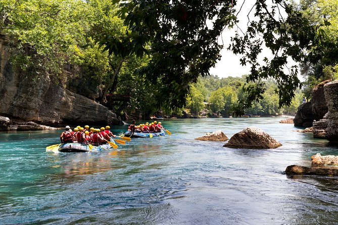Rafting at Koprulu Canyon with Zipline Incl. Lunch f/Belek - Canyoning, river walking, and cold pools