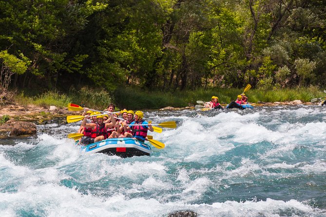 Rafting at Koprulu Canyon with Zipline Incl. Lunch f/Kemer - The zipline adds a quick burst of height
