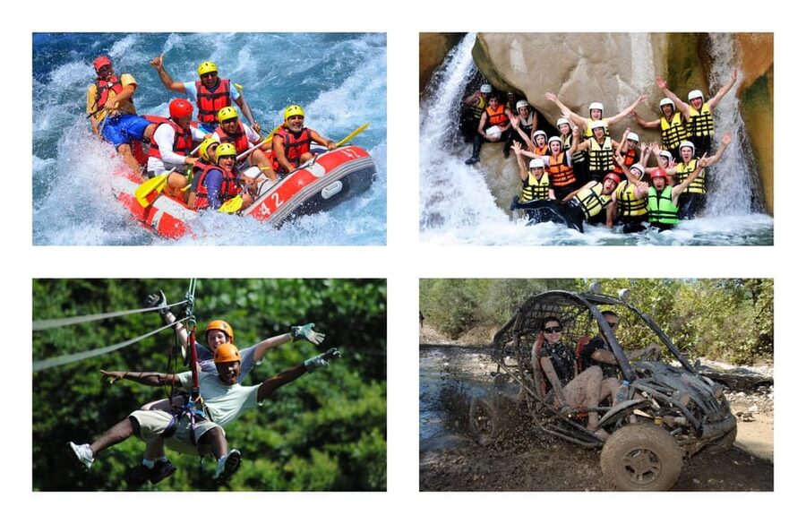 Rafting, Buggy or Quad, Zipline, Canyoning (4 in 1) Tour - What this Köprülü Canyon day is really like