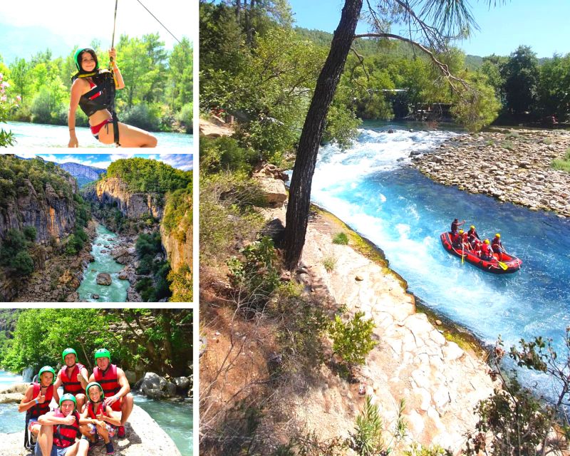 Rafting, Canyoning & Zipline, : 3-in-1 Adrenaline Tour - Ziplining Across the River Corridor