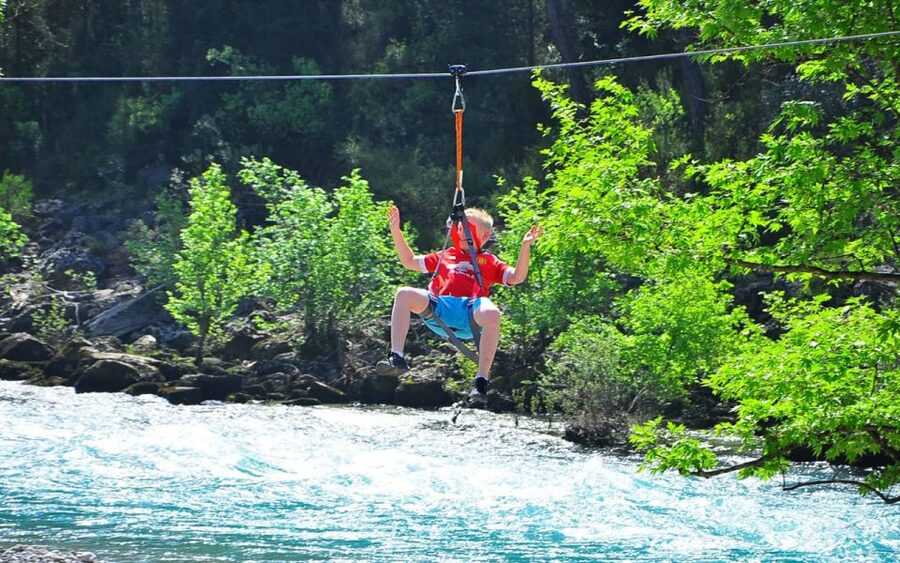 Rafting, Canyoning & Zipline, : 3-in-1 Adrenaline Tour - Rafting the 14-Kilometer Köprüçay River