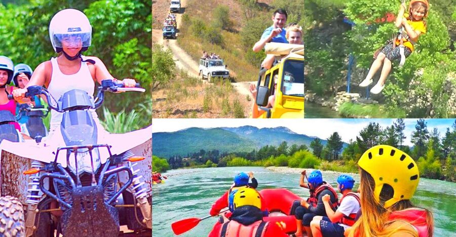 Rafting, Quad or Buggy Ride, Zipline, Jeep Tour Super Combo - Why this Köprülü Canyon combination works