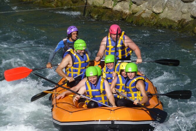 Rafting, Zipline & Canyoning with Lunch & Transfer from Alanya - Lunch by the river after the rafting