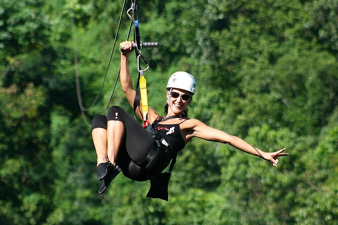 Rainforest Rush: St. Lucia Zip Line Adventure - Getting geared up before the cables