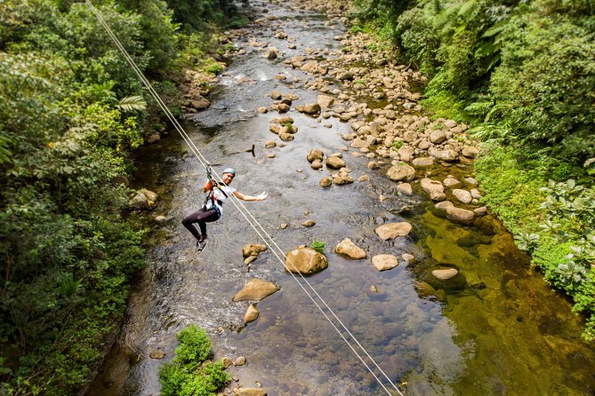 Rainforest Zip-Line Adventure – Braulio Carrillo, Costa Rica - Safety training before the first cable