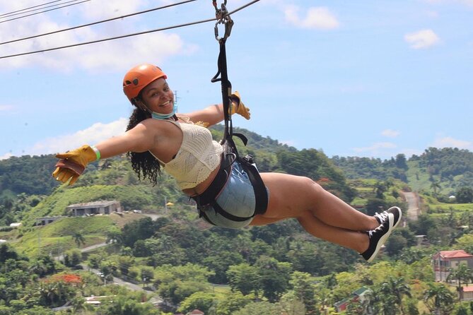 Rainforest Zipline in Foothills of the National Rainforest - The final two lines bring the real rush