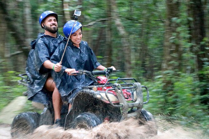 Riviera Maya Jungle Half-Day Tour: ATV, Ziplines, Cenote Swim, Rappel - Ziplines, including a 1-kilometer highlight