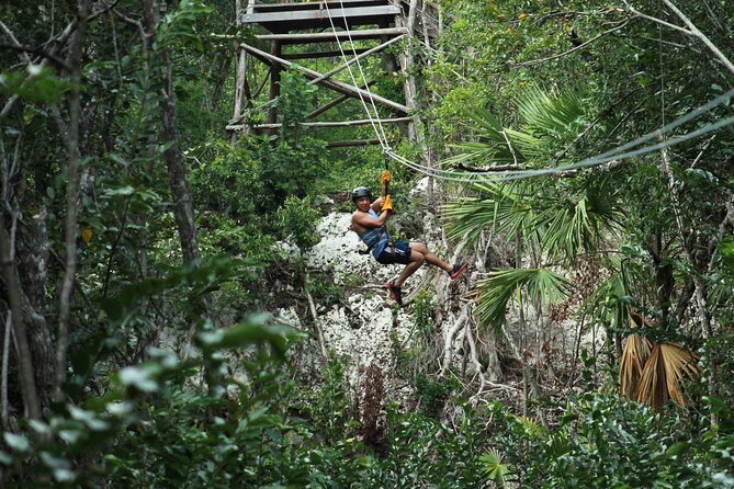 Riviera Maya Jungle Half-Day Tour: ATV, Ziplines, Cenote Swim, Rappel - Food, drinks, lockers, and extra costs