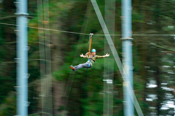 Rock Climb, Zipline and Mega Swing Experience - Forest setting near Piccadilly