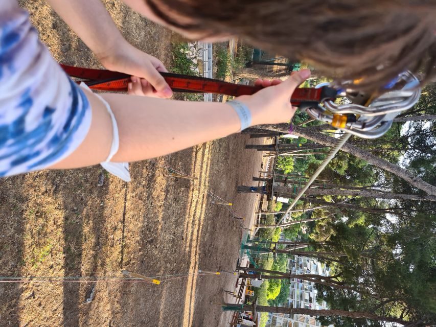 Salou: Bosc Aventura Salou Zip Lining Experience - The safety briefing makes the first step easier