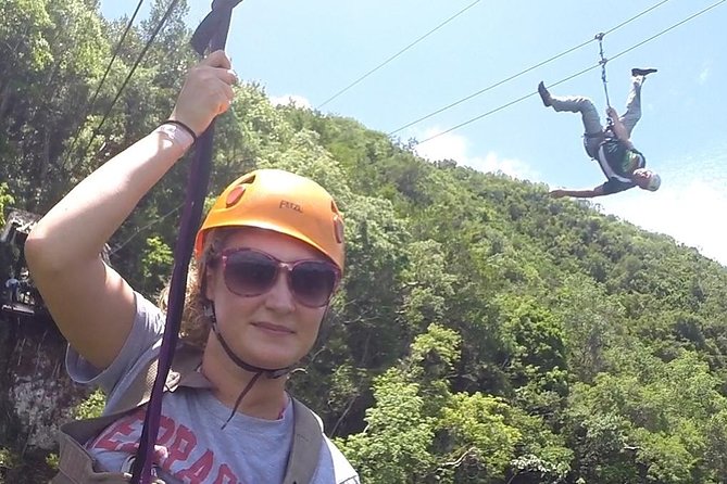 Samana Zip Line with Waterfalls & Culture Tasting - Starting above the valley on the pirate ship