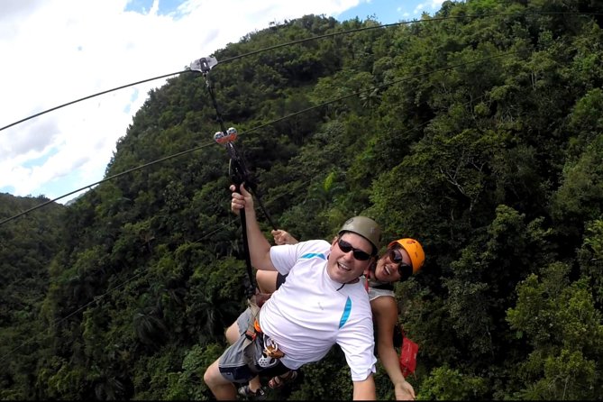 Samana Zip Line with Waterfalls & Culture Tasting - The waterfall stop and time in the water