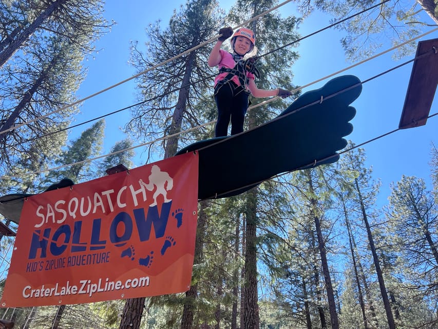 Sasquatch Hollow: Kids' Zipline Adventure - Crawling through the Lava Tube