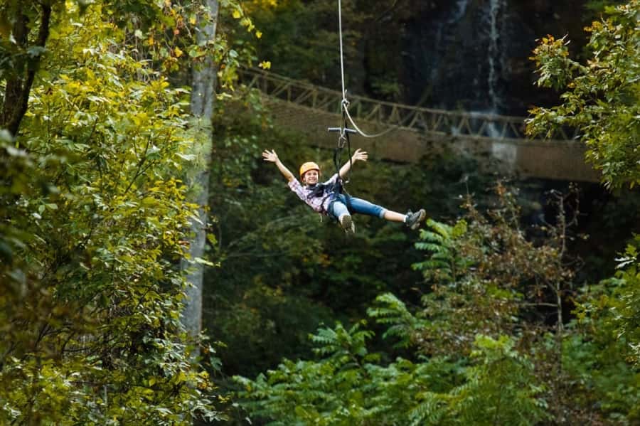 Sevierville: Waterfall Canopy Zip Lining in Smoky Mountains - Seven Lines Through the Smoky Mountain Treetops