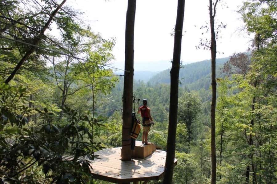 Sevierville: Waterfall Canopy Zip Lining in Smoky Mountains - Safety Equipment and Guide Support