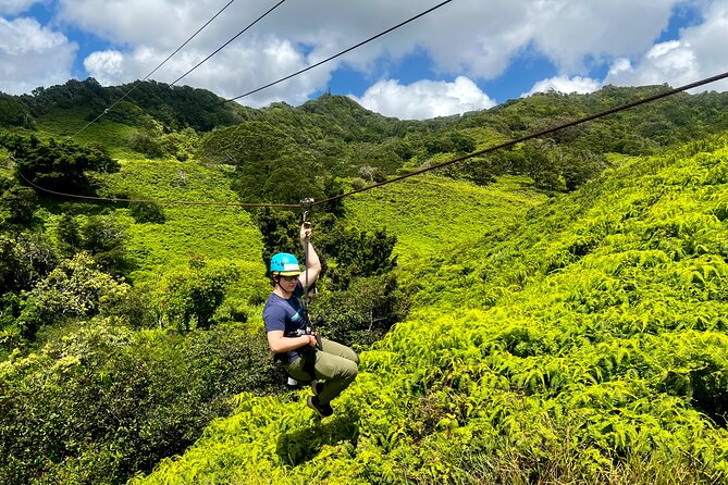 Shaka Zipline: 5 Line Zipline Tour (60 - 260 lbs) - Who should book this experience