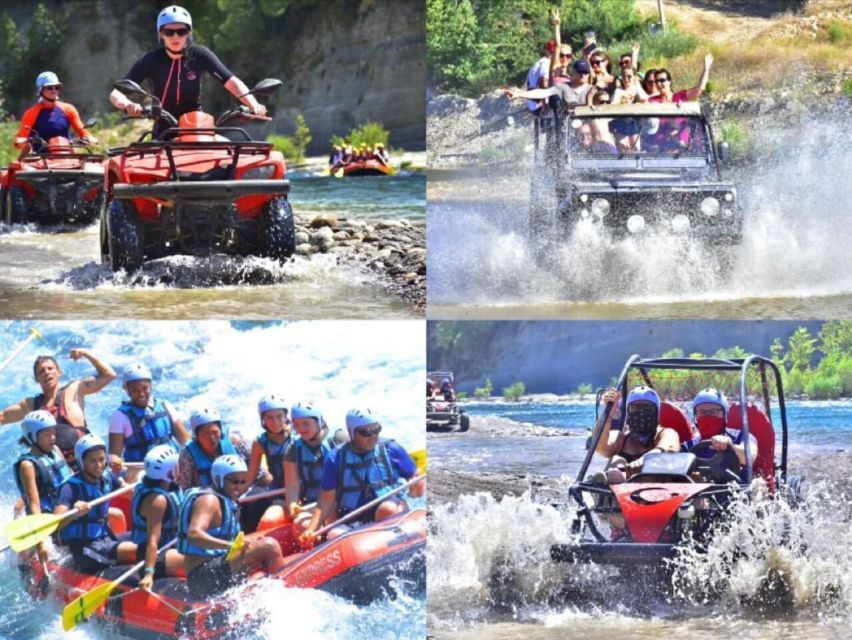 Side/Antalya: Jeep, Buggy, Rafting & Zipline Tour with lunch - Key points to know before booking