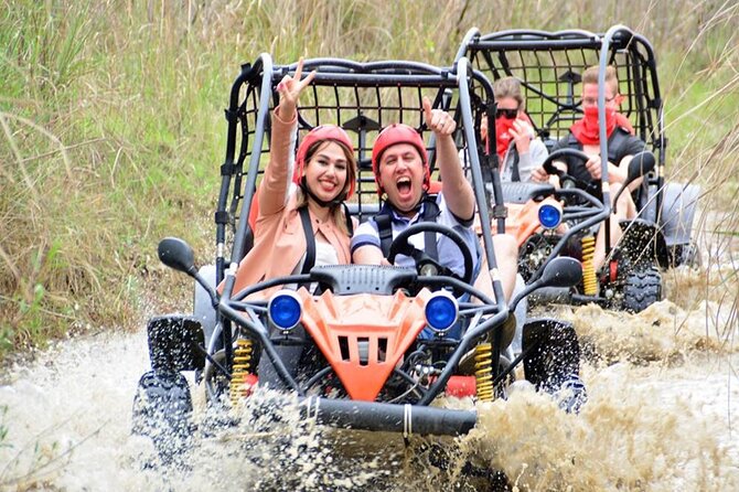 Side Combo Tour 3 in 1 Adventure Rafting Buggy And Zipline - Family suitability and fitness level