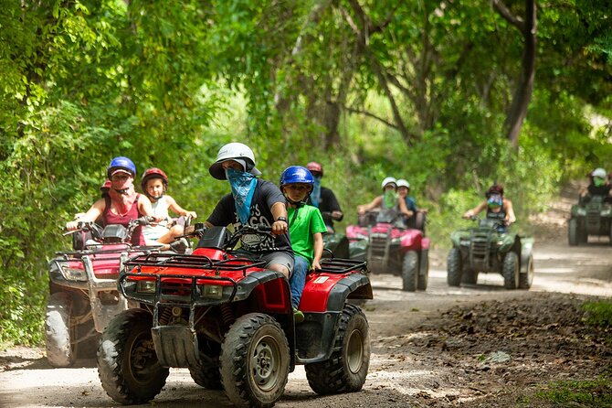 Sierra Madre ATV Tour and Zipline - Riding ATVs through dust, farms, and river country