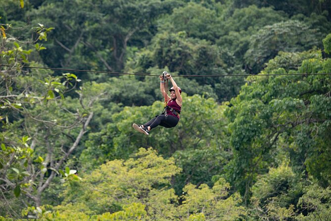 Sierra Madre Horseback Riding and Zipline with Lunch Included - Ziplining over valleys and river views