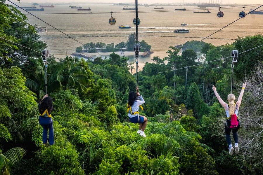 Singapore: Mega Adventure Zipline - Why Mega Adventure works on Sentosa Island