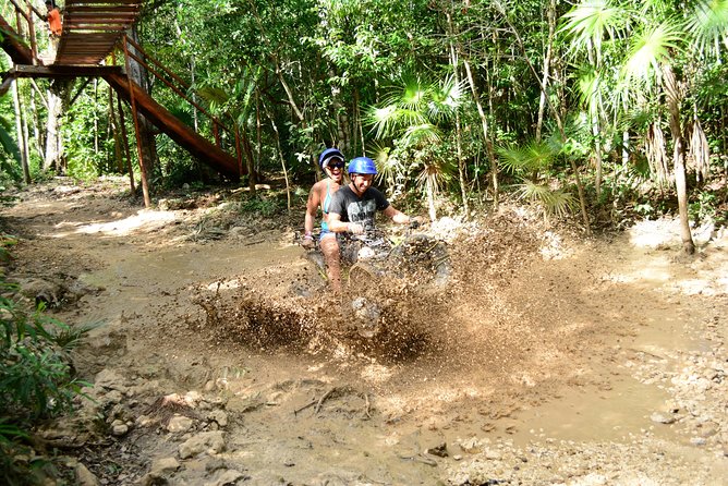Single ATV, Horseback Riding, Ziplines and Cenote Swim - Getting picked up from Cancun