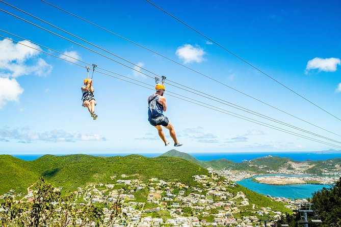 Sky Explorer and Sentry Hill Zip Line Adventure St Maartin - Reaching Sentry Hill by Sky Explorer